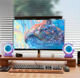 BX-39 Mini G Wireless Bluetooth Speaker with RGB Lights & Wireless Charging