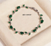 Elegant Tulip Bracelet – Delicate Floral Crystal Bracelet for Women