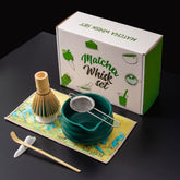 Japanese Matcha Tea Ceremony Set – Ceramic Bowl, Bamboo Whisk & Complete Kit