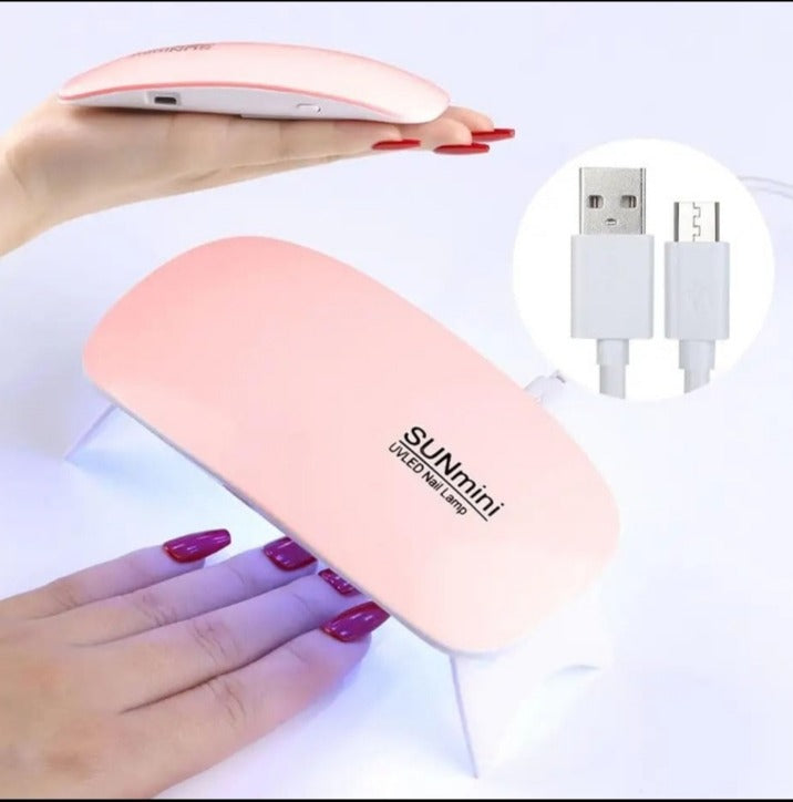 Mini USB UV LED Nail Lamp – Portable Gel Nail Polish Dryer