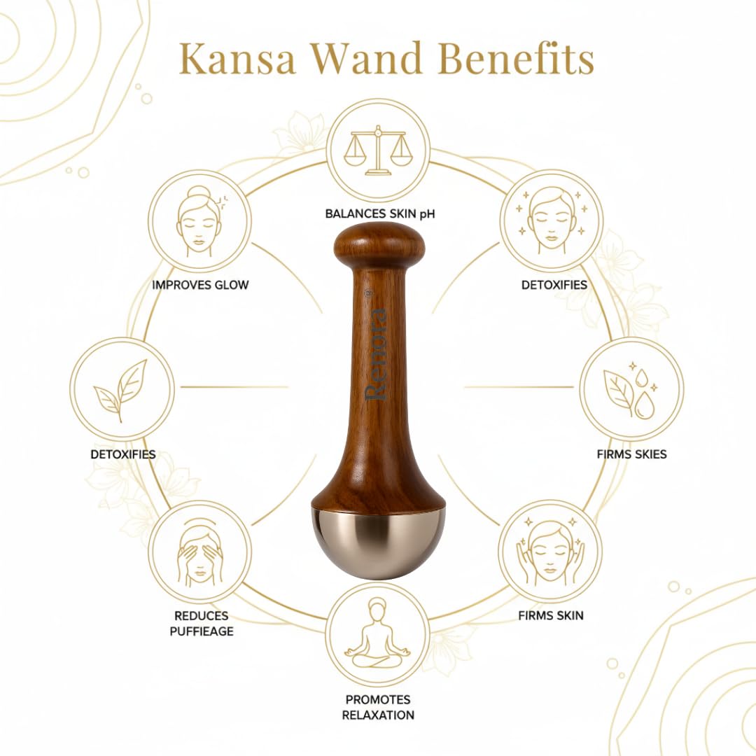 Ayurvedic Kansa Face & Body Massage Wand