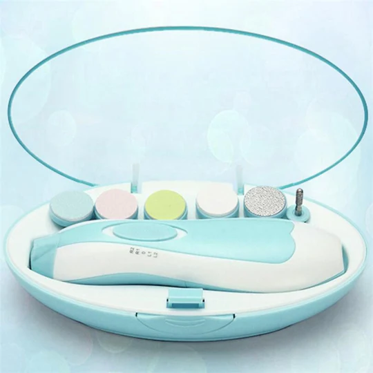 Electric Baby Nail Trimmer & Nail Care Kit | Safe Automatic Nail File for Newborns & Toddlers